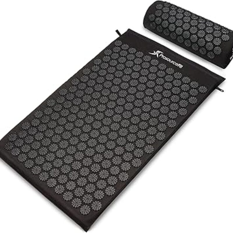 ProsourceFit Acupressure Mat and Pillow Set for Back/Neck