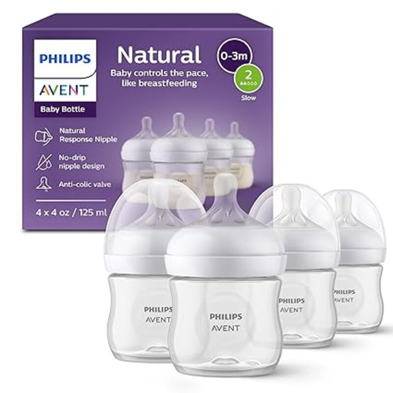 Philips Avent Natural Baby Bottles with Natural Response