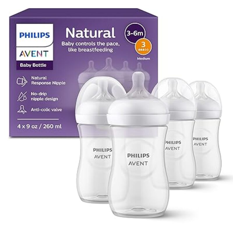 Philips Avent Natural Baby Bottles with Natural Response