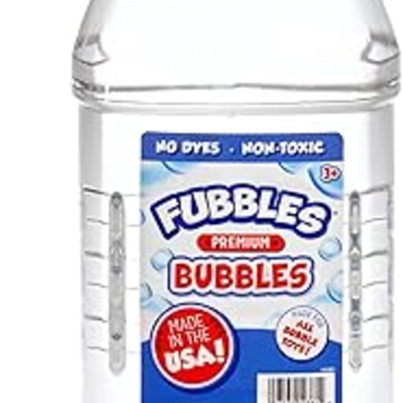 Little Kids Bubbles by Fubbles | Made in The USA | 64oz