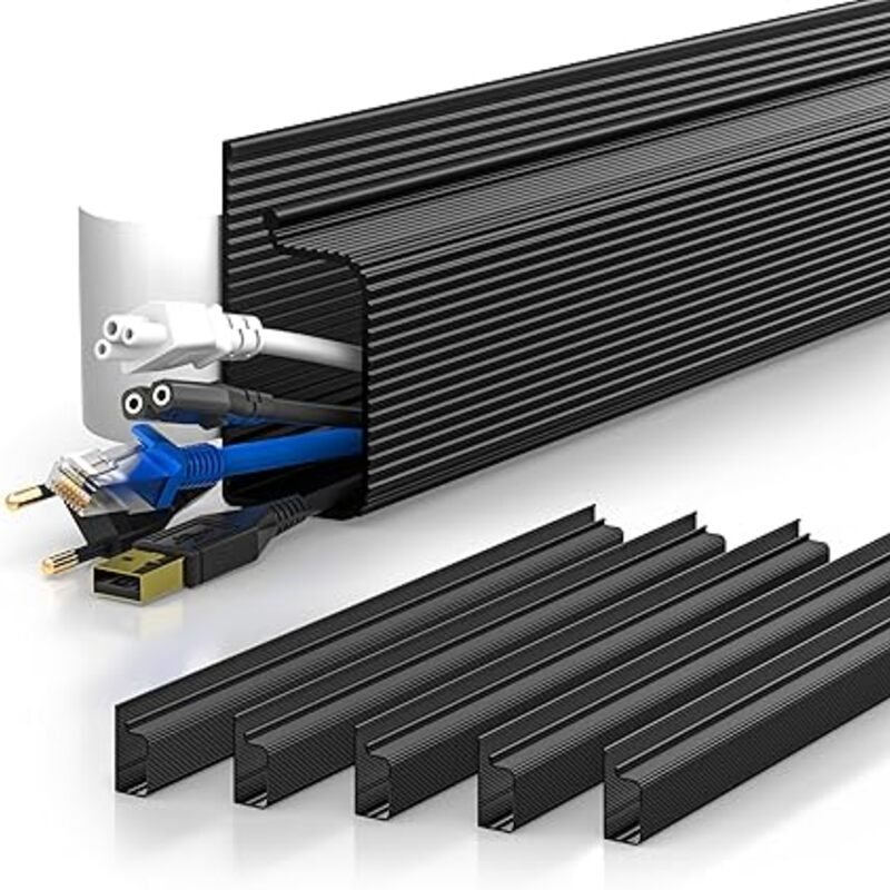 YECAYE 94.2in Cable Management, Cable Organizer,Adhesive