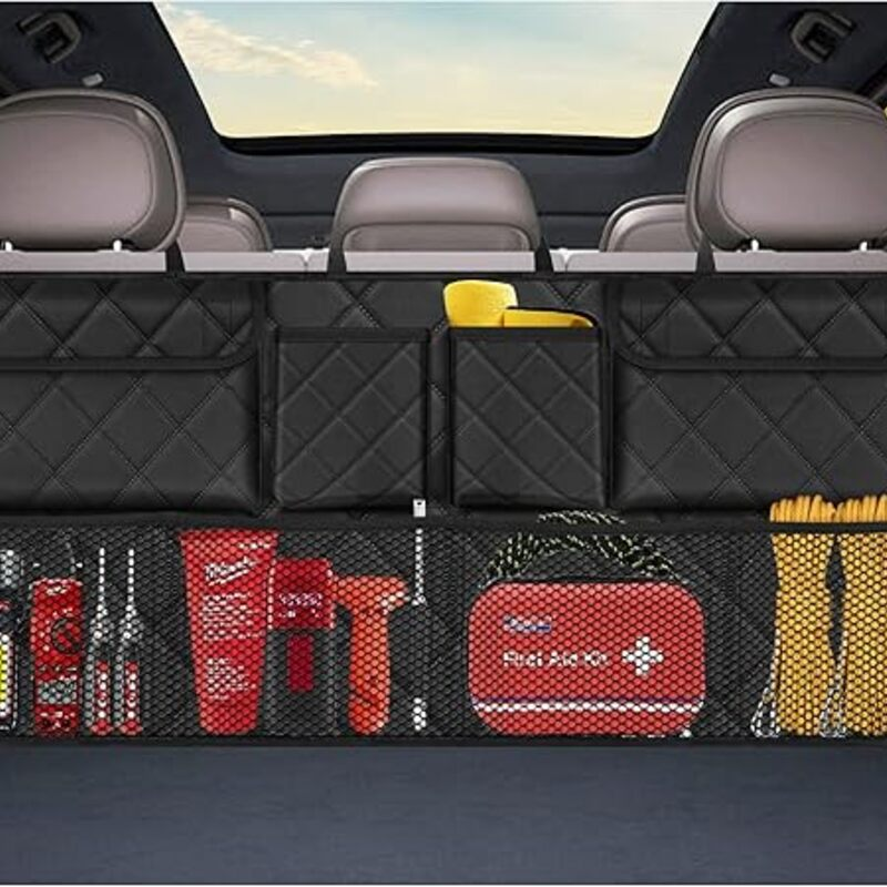 Femuar Car Trunk Organizer, Large Capacity Backseat Trunk