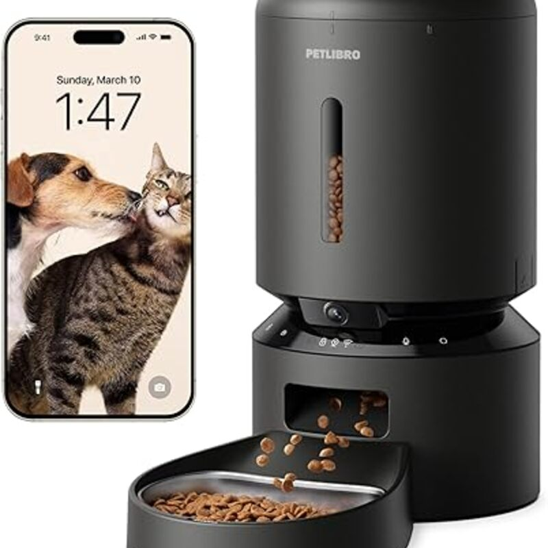 PETLIBRO Automatic Cat Feeder with Camera, 1080P HD Video