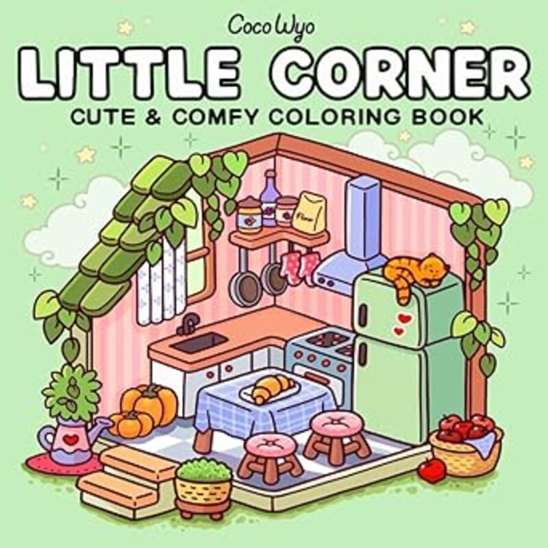 Little Corner: Coloring Book for Adults and Teens, Super
