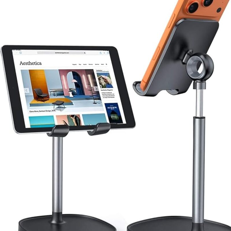 LISEN Cell Phone Stand Phone Holder for Desk Recording