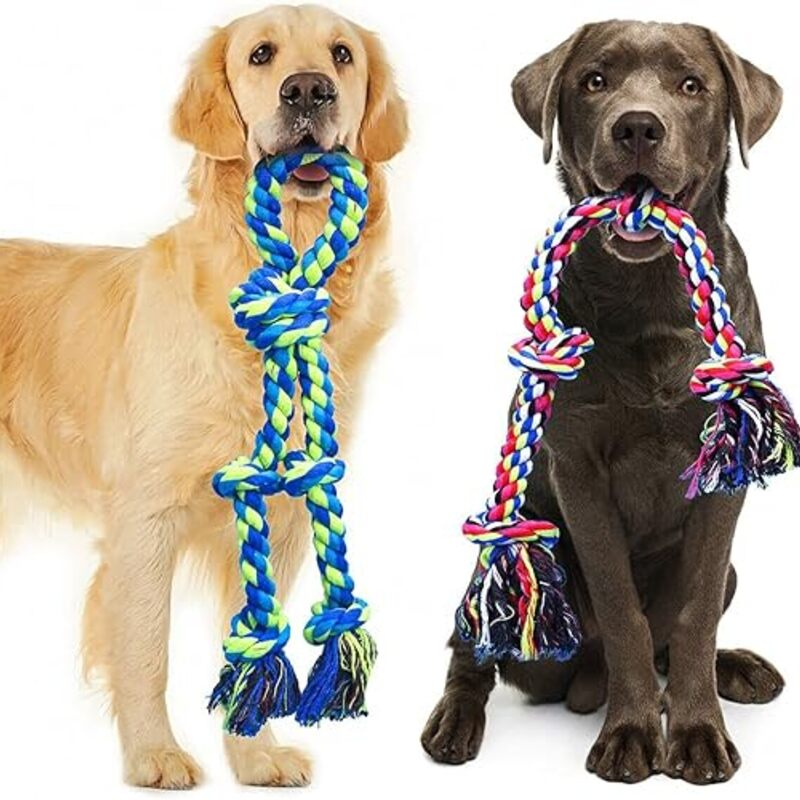 Feeko Heavy Duty Dog Rope Toys for Large Breed Aggressive