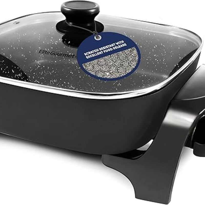 Elite Gourmet EG6201 Extra Deep 12"x12"x3.2" (7.5Qt.)