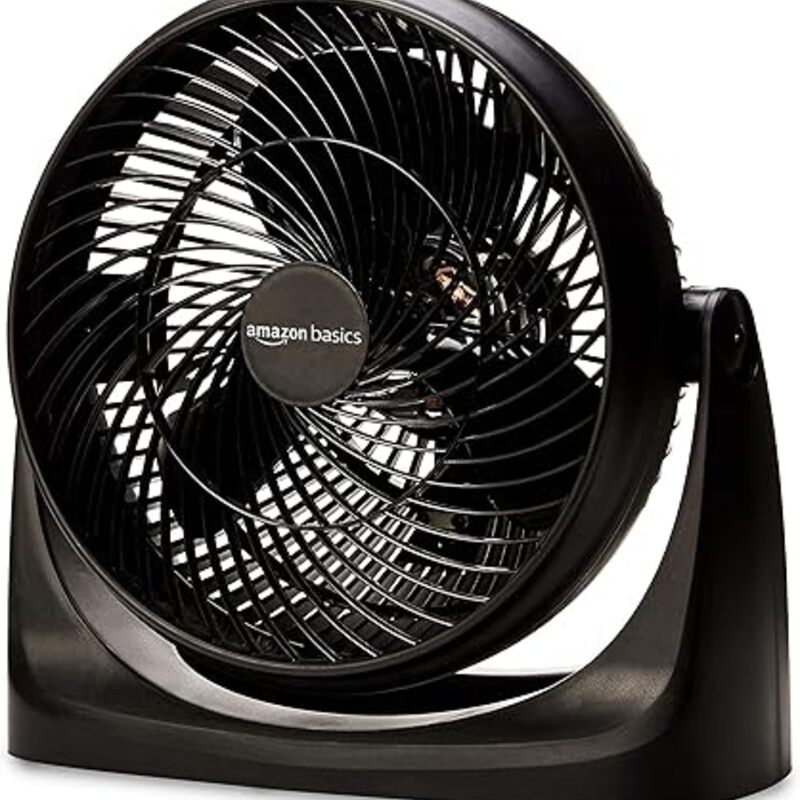 Amazon Basics Air Circulator Fan, Desk Fan for Bedroom, Home