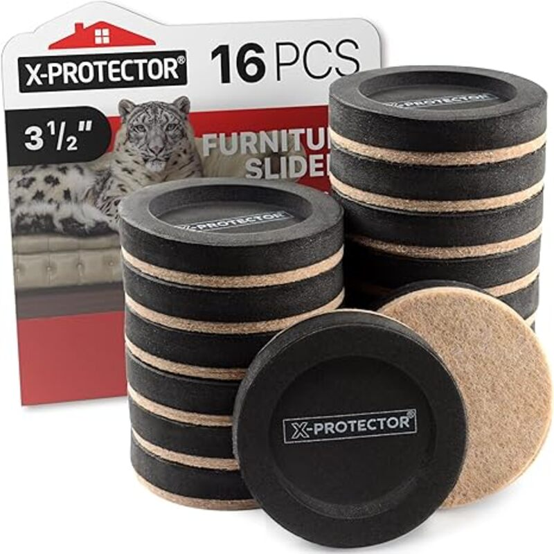 Felt Furniture Sliders for Hardwood Floors X-PROTECTOR 16