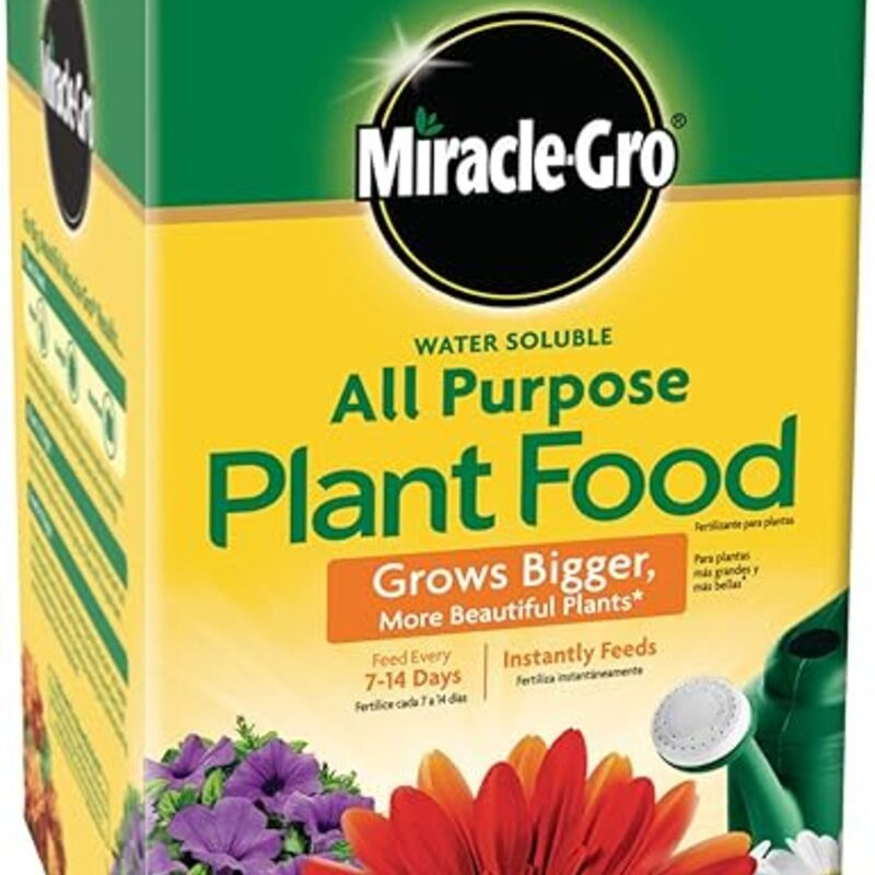 Miracle-Gro Water Soluble All Purpose Plant Food, Fertilizer