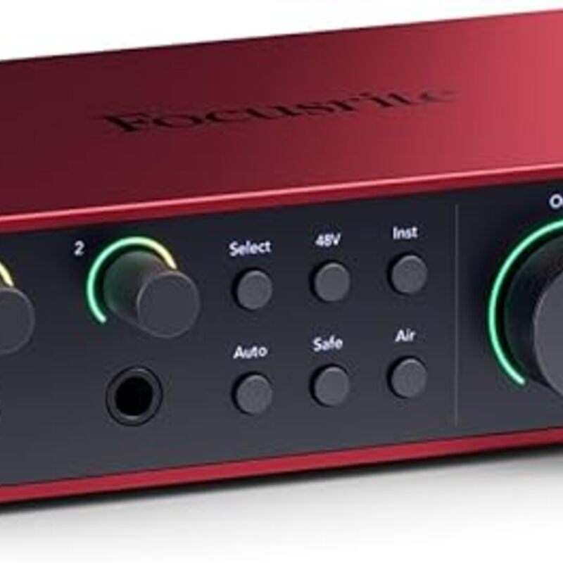 Focusrite Scarlett 2i2 4th Gen USB Audio Interface