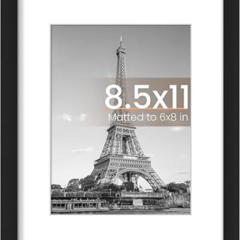 upsimples 8.5 By 11 Picture Frame, Display Pictures 6x8