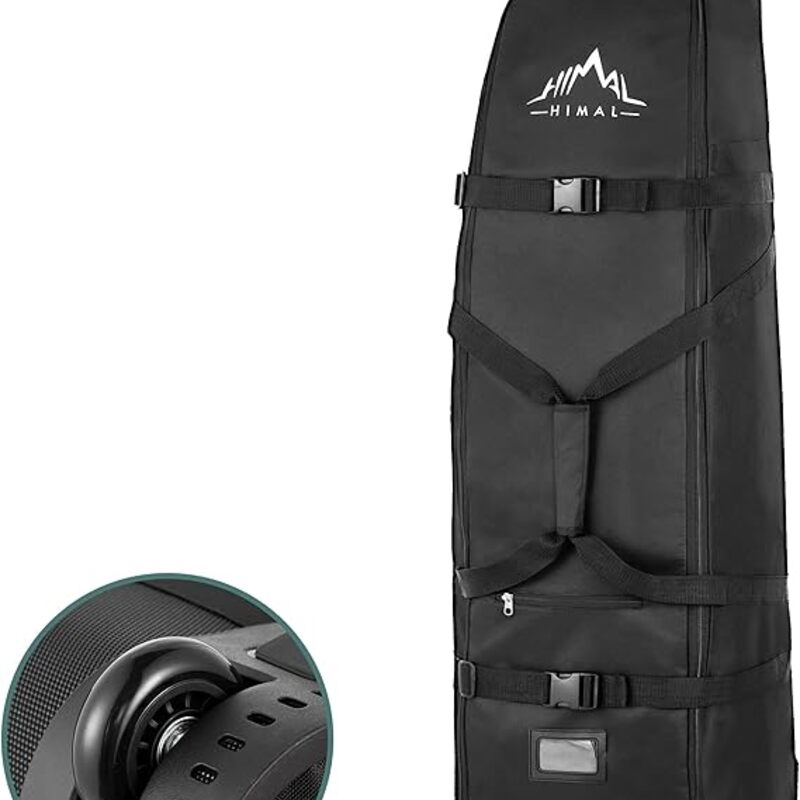Himal Outdoors Soft-Sided Golf Travel Bag with Wheels -