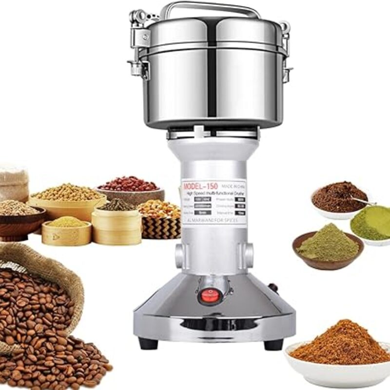 Grain Mill 150g High Speed Food Electric Stainless Steel