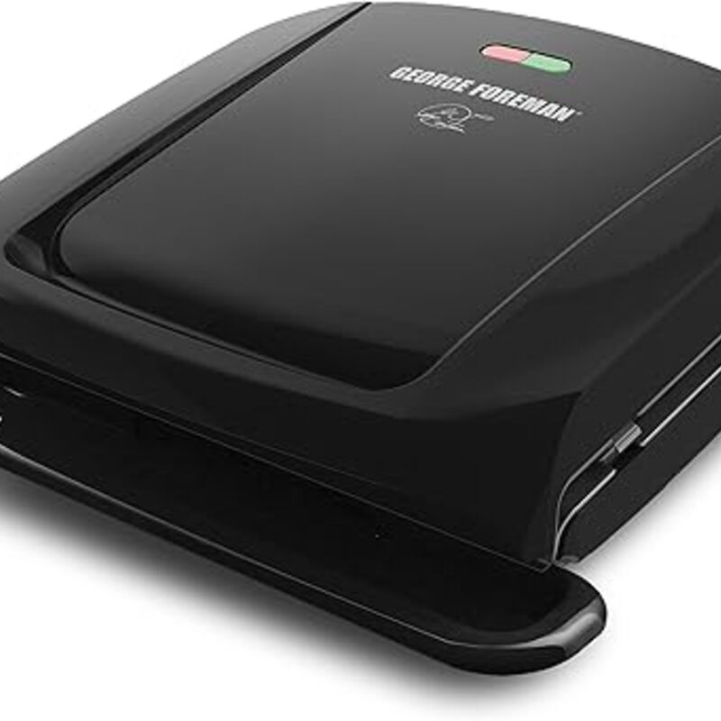 George Foreman 4-Serving Removable Plate Electric Grill