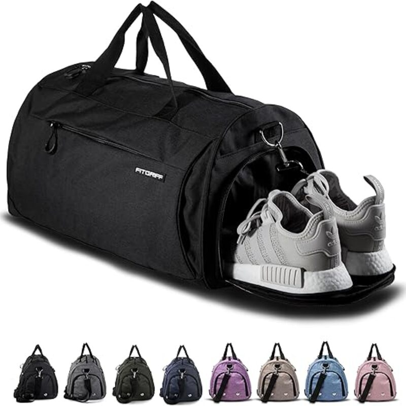 Fitgriff® Gym Bag for Men & Women with Shoe & Wet