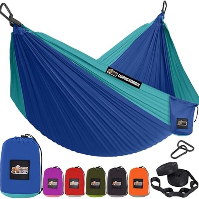 GORILLA GRIP Durable Camping Hammock with Heavy Duty Tree