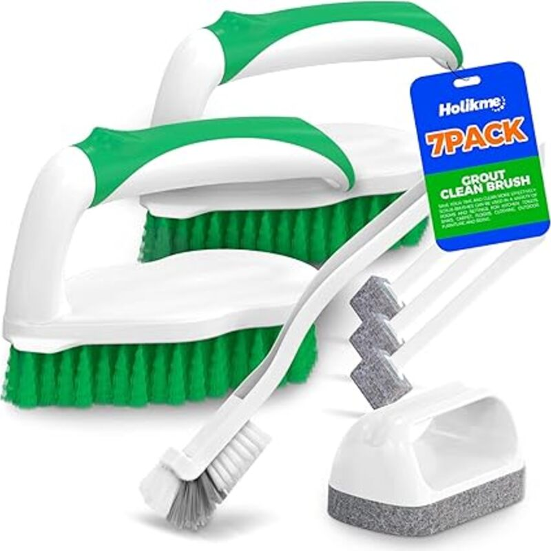 Holikme 7 Pack Deep Cleaning Brush Set, Scrub Pads