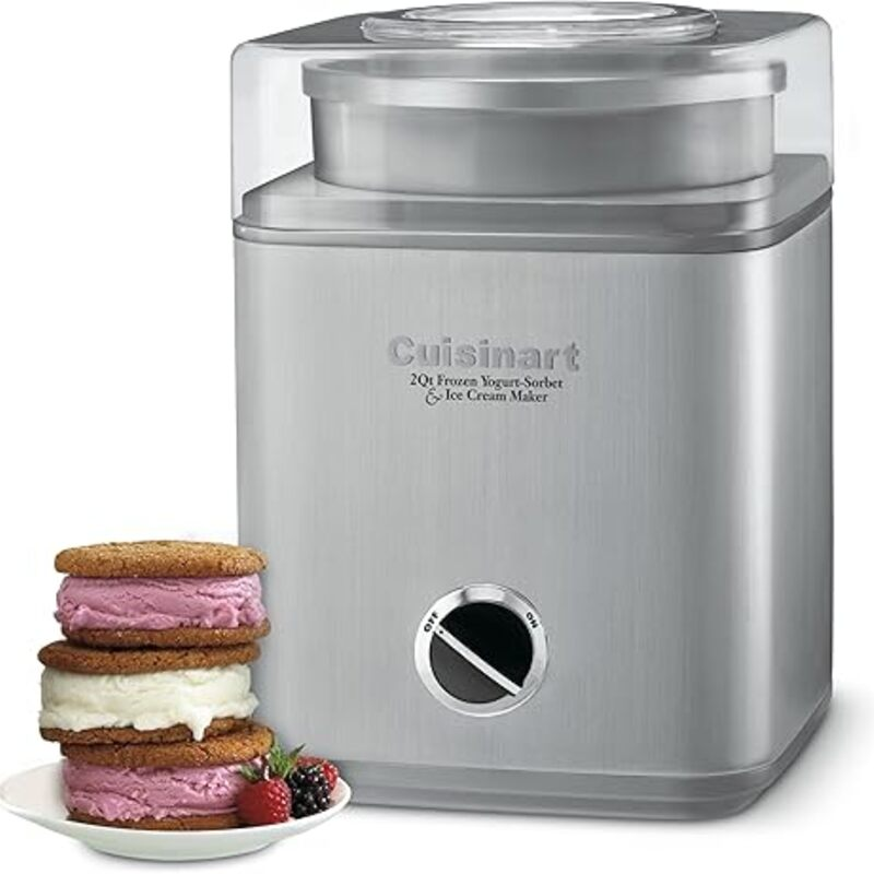 Cuisinart Ice Cream Maker Machine, 2-Quart Ice Cream, Sorbet