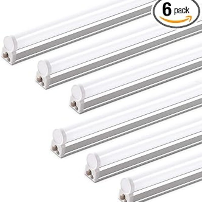 Barrina (6 Pack LED T5 Integrated Single Fixture, 4FT,