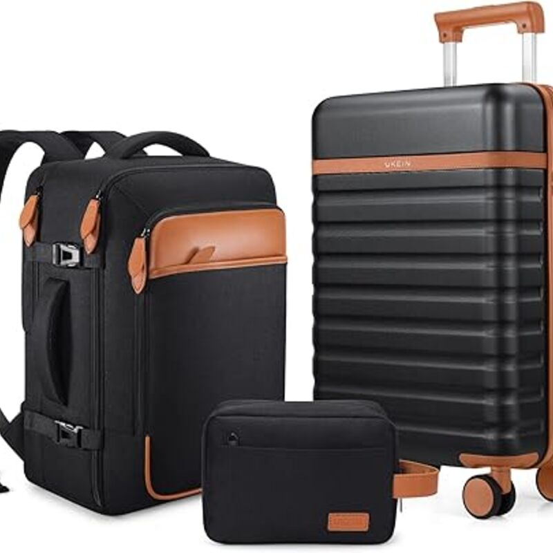 UKEIN Luggage Sets 3 Piece, Carry On Luggage 20In
