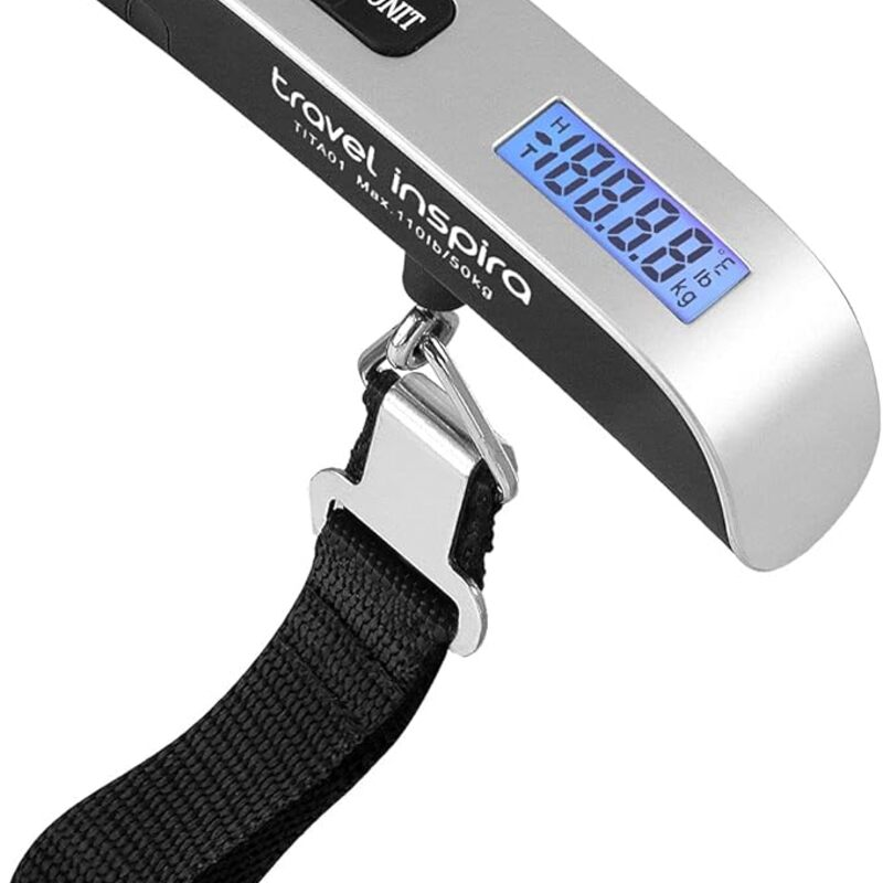 travel inspira Luggage Scale, Portable Digital Hanging