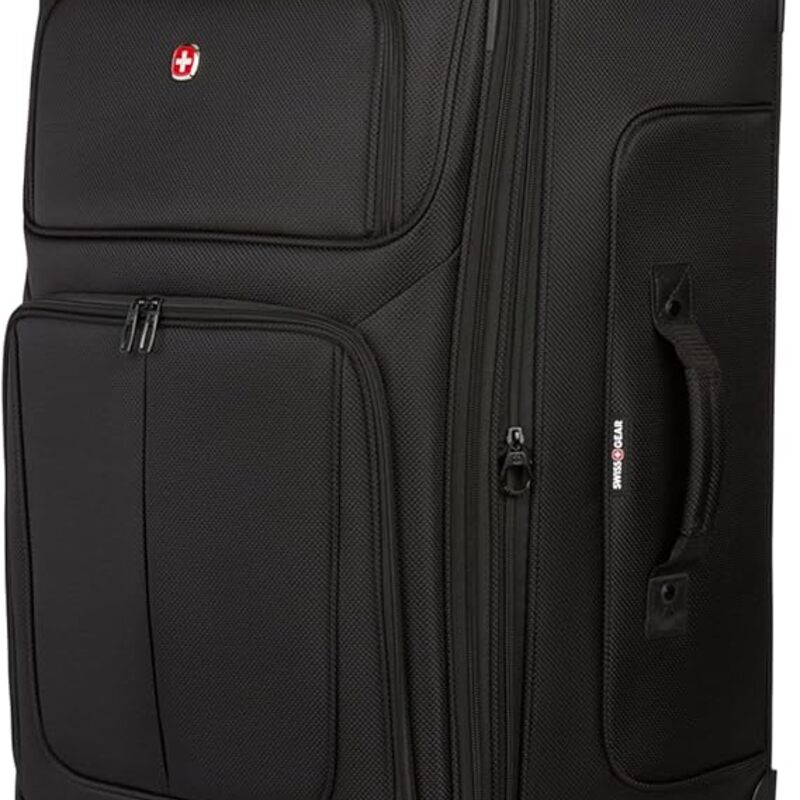 SwissGear Sion Softside Expandable Luggage – Large Checked