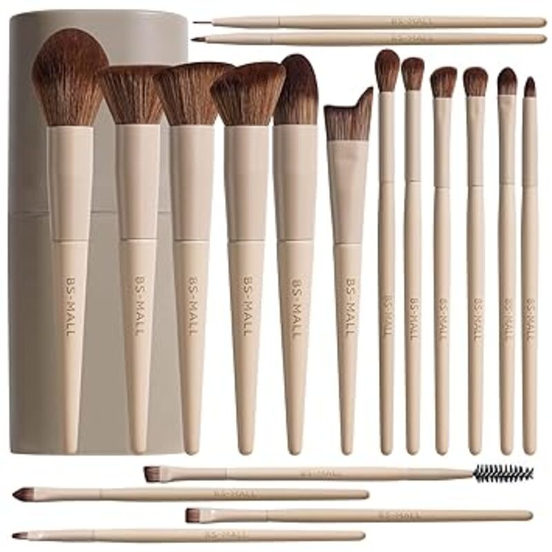 BS-MALL Professional Makeup Brush Set 18 Pcs Premium