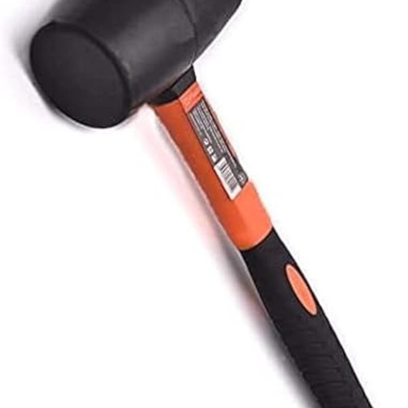 Edward Tools Rubber Mallet Hammer 16 oz - Durable