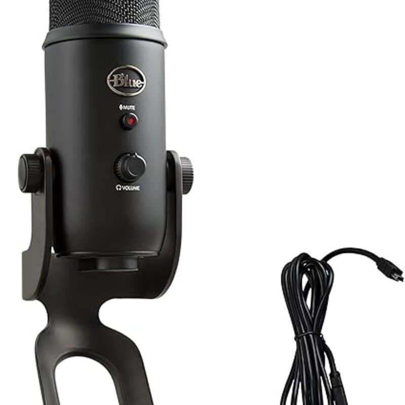 Logitech Creators Blue Yeti USB Microphone for Gaming,