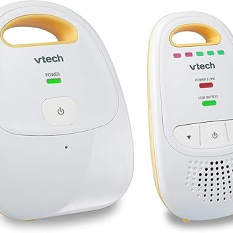 VTech Upgraded Audio Baby Monitor with Rechargeable Battery,