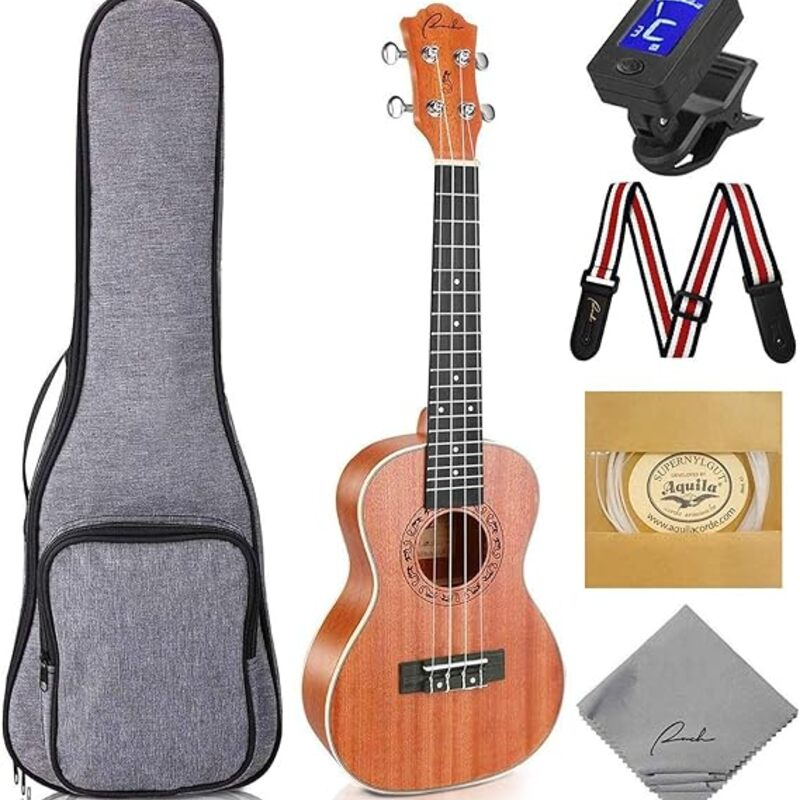 Ranch Concert Ukulele - Ukelele 23" Beginner Professional