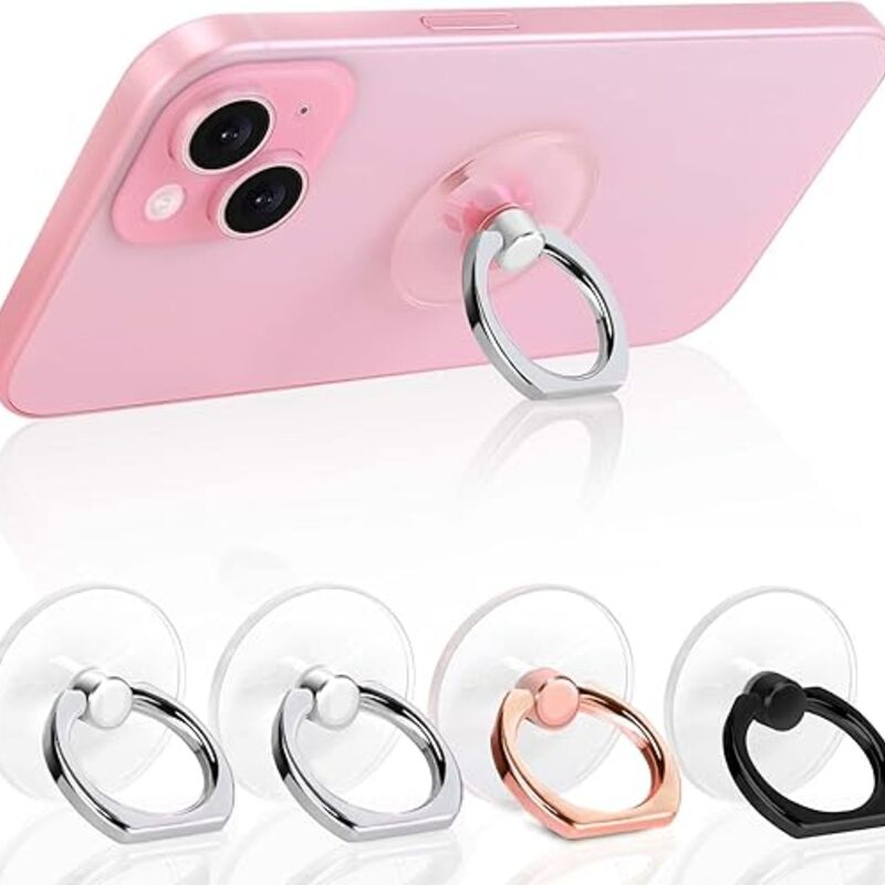 Cell Phone Ring Holder, Transparent Ring Holder 360°Rotation