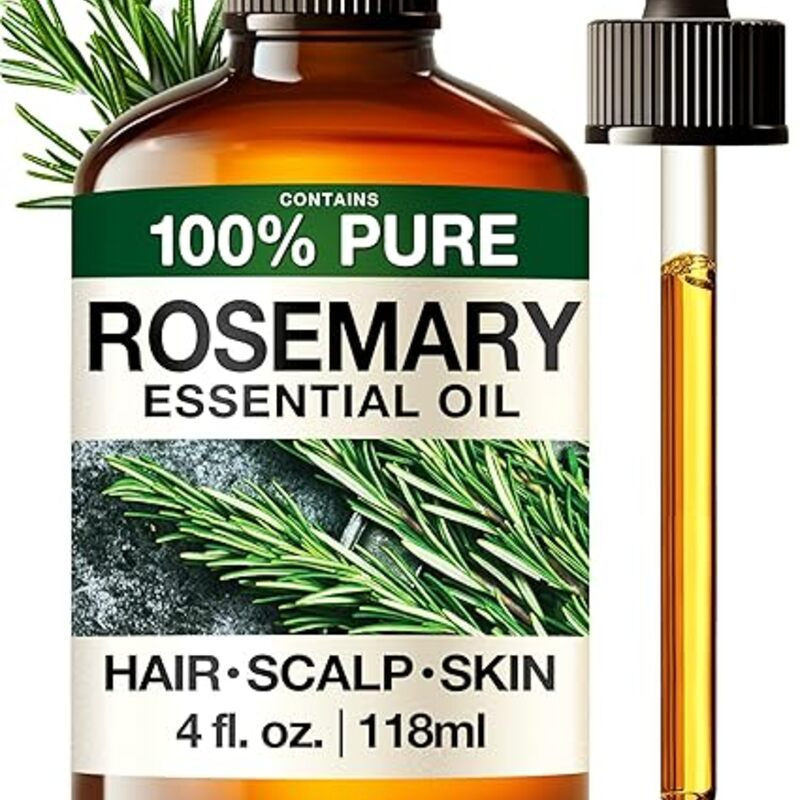 KUKKA Rosemary Essential Oils - 4 Fl Oz - for Hair, Skin,