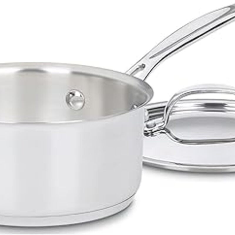 Cuisinart 1.5 Quart Saucepan w/Cover, Chef's Classic