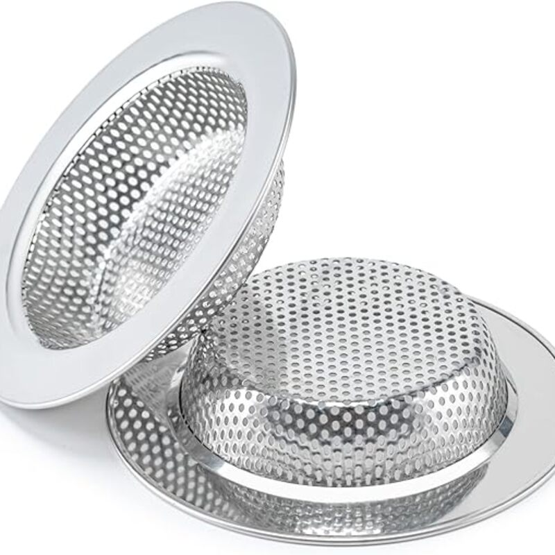 2 Pcs Sink Strainer for Most Kitchen Sink Drain Basket,