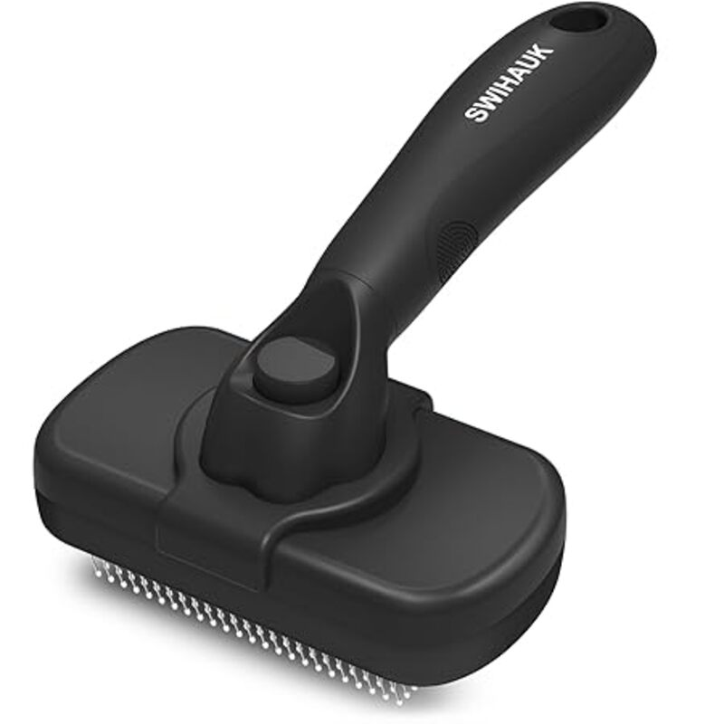 Swihauk Self Cleaning Slicker Brush for Dogs & Cats - Skin