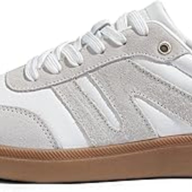 LUCKY STEP Women Classic Retro Gum Sole Fashion Sneakers