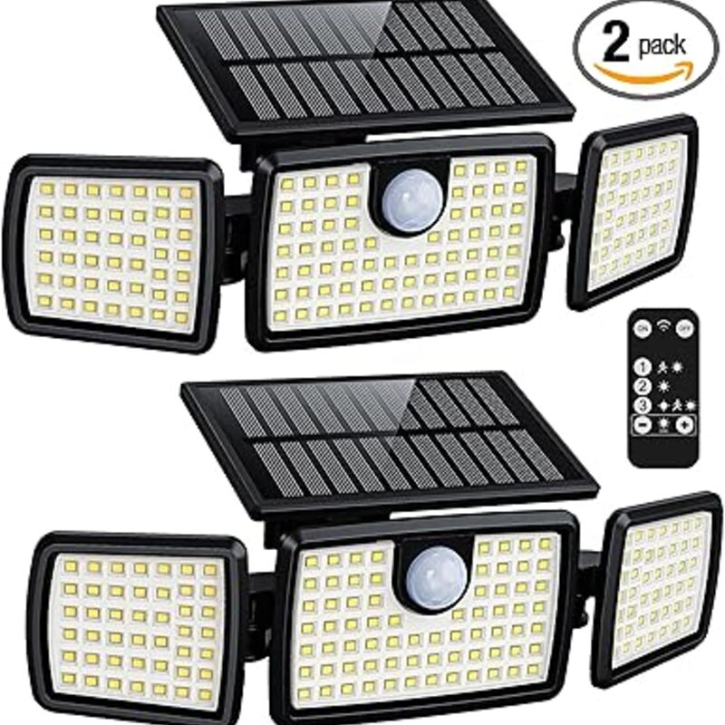 MIHANI Solar Lights Outdoor, Quick Charge Solar Motion