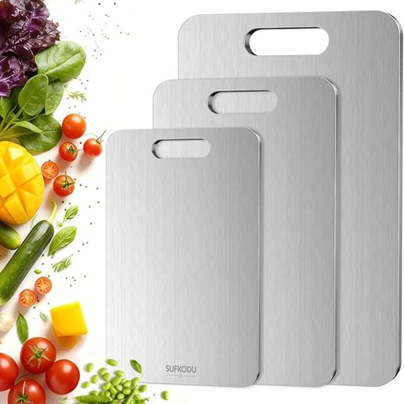 Titanium Cutting Board Set of 3, Titanium Cutting Boards