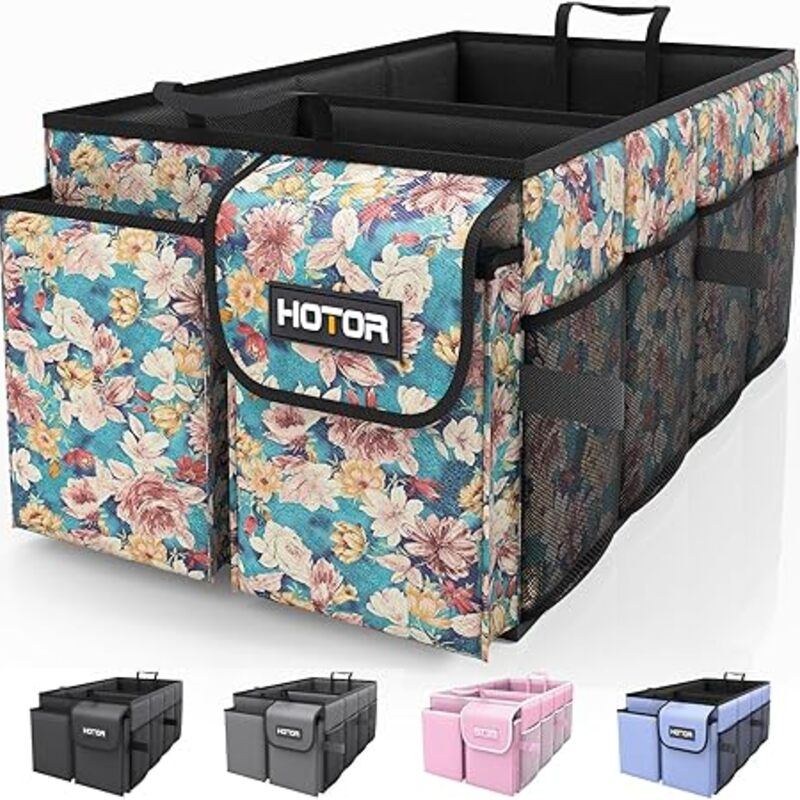 HOTOR Trunk Organizer- Car Organizer, Foldable Trunk