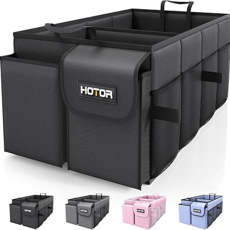 HOTOR Trunk Organizer - Car Organizer, Foldable Trunk