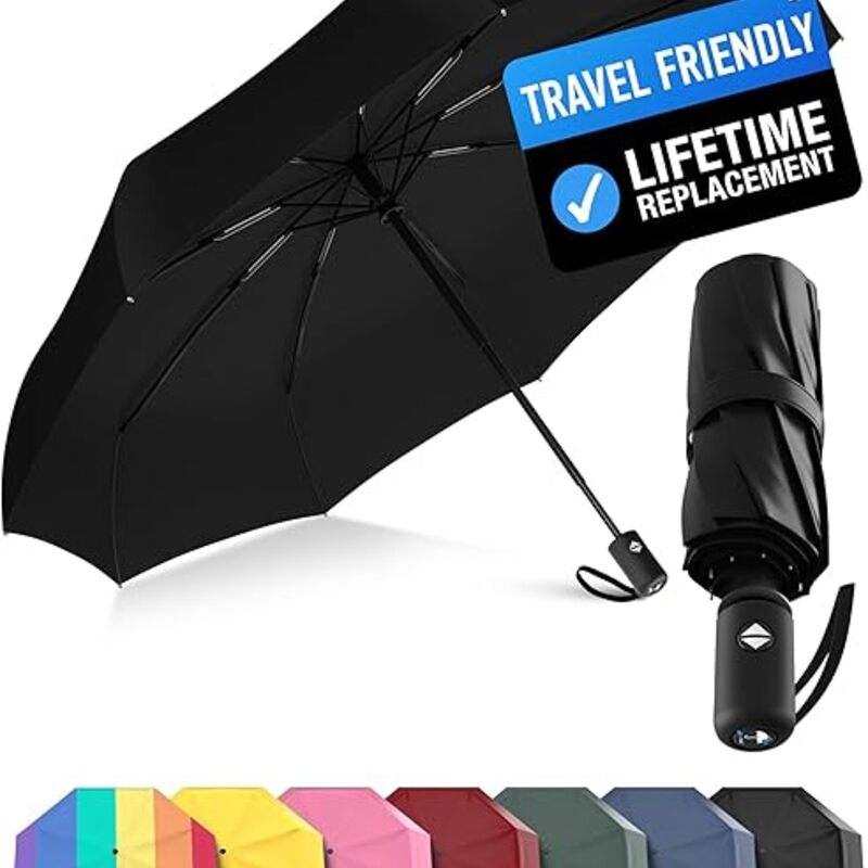 Rain-Mate Windproof Compact Umbrellas for Rain - Strong