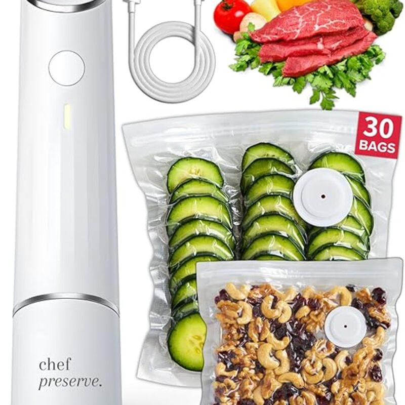 Chef Preserve Compact Vacuum Sealer for Food (Vacuum