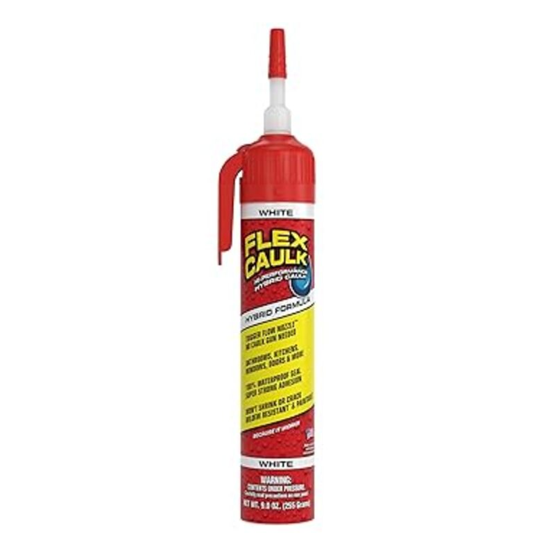 Flex Caulk, Waterproof & Weatherproof Hybrid Polymer