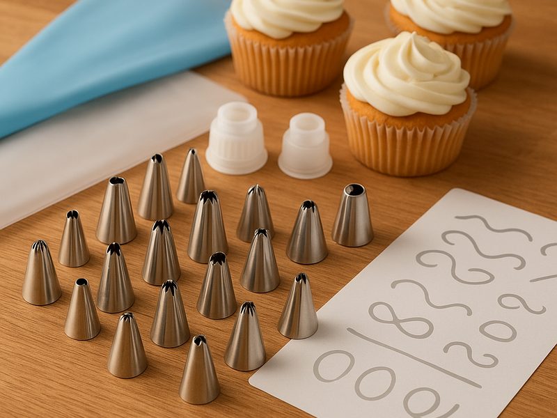 Cake Decorating Starter Kit: Piping Tips + Tools