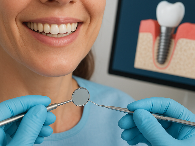 Cómo quedan los implantes dentales