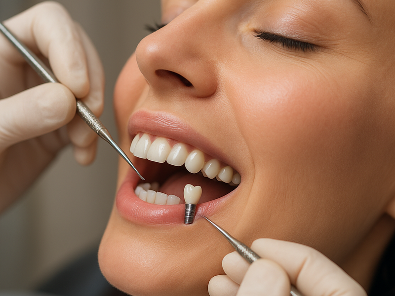 Cómo quedan los implantes dentales