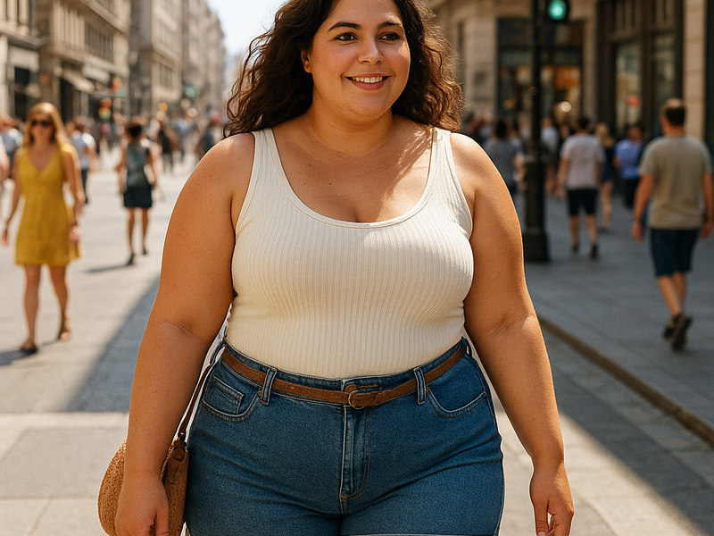 Sommermode für kurvige Frauen