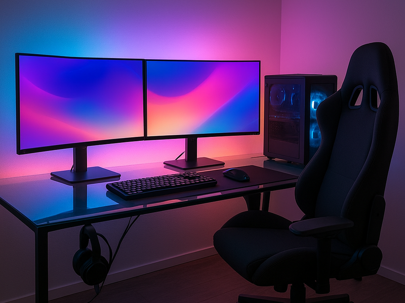 Best Desk Setup for Gamers: Lighting, Cable Management, Comfort
